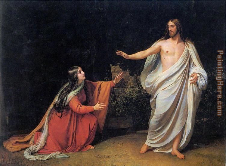 Unknown Artist The Appearance of Christ to Mary Magdalene By Alexander Ivanov